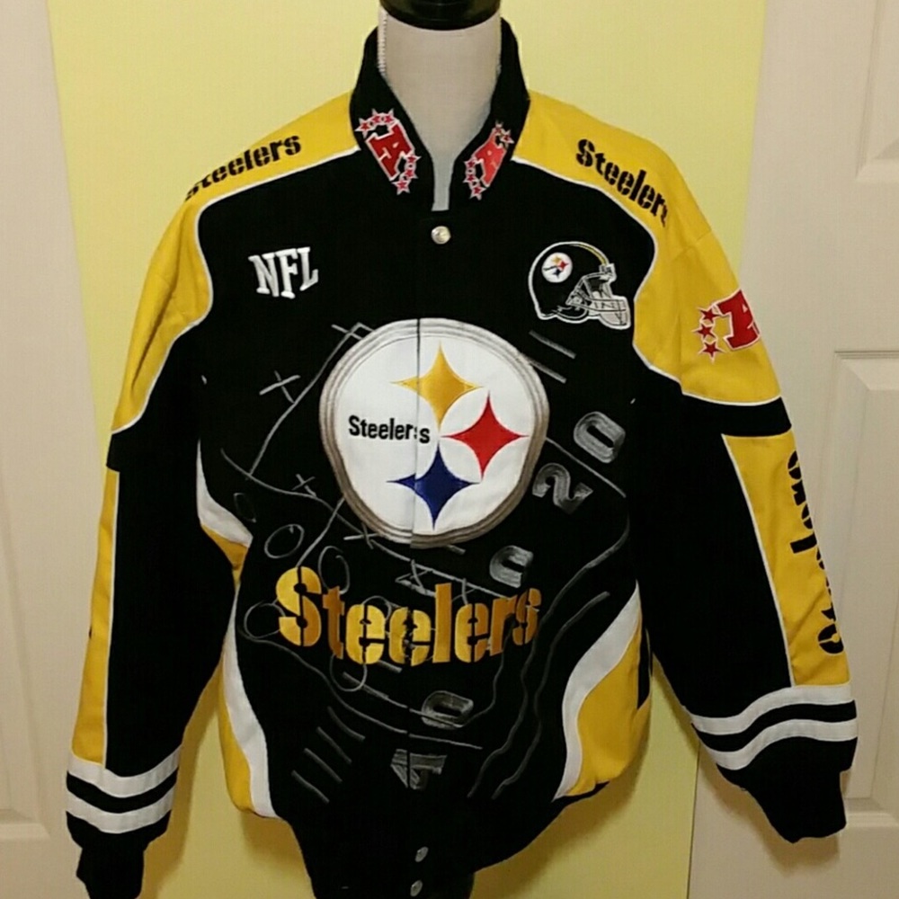 🏈 NFL Steelers Score Board Jacket 🏈 SZ L